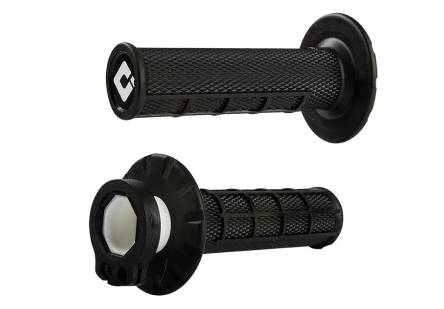 Grips set Lock-on ODI MX V2 H36HWB Crni Half-Waffle