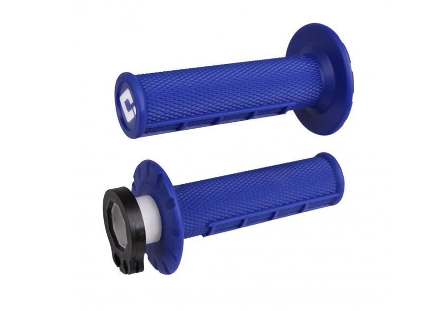 Grips set Lock-on ODI MX V2 H36HWU Plavi Half-Waffle