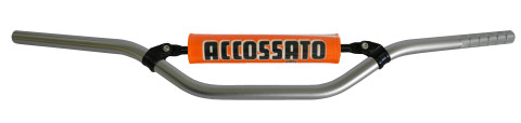 Handlebar ACCOSSATO aluminium, 22 mm silver