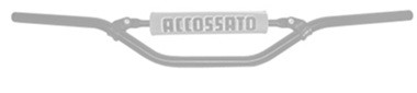 Handlebar ACCOSSATO HB011 Aluminium Made With Constant Diameter - 22 mm orange