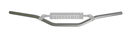 Handlebar ACCOSSATO HB011 Aluminium Made With Constant Diameter - 22 mm silver