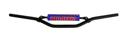 Handlebar ACCOSSATO HB052 Aluminium Made With Constant Diameter - 22 mm Crni