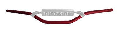 Handlebar ACCOSSATO HB052 Aluminium Made With Constant Diameter - 22 mm crven