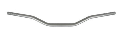 Handlebar ACCOSSATO HB052 Aluminium Made With Constant Diameter - 22 mm silver