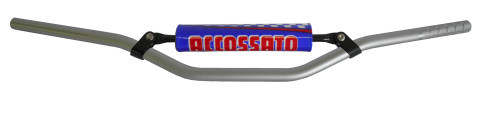 Handlebar ACCOSSATO HB053 Aluminium Made With Constant Diameter - 22 mm silver