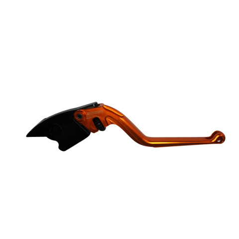 Brake lever ACCOSSATO EDF029 fixed CNC-worked aluminium, orange