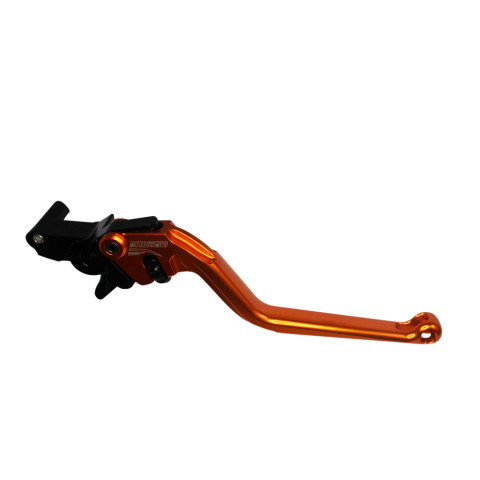 Brake lever ACCOSSATO EDF015 fixed CNC-worked aluminium, orange