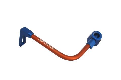 Lever guard ACCOSSATO DE002 with orange hose and joint left, aluminium