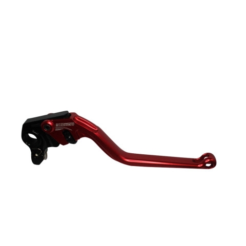 Brake lever ACCOSSATO EDB012 fixed CNC-worked aluminium, red