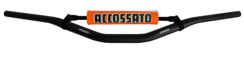 Handlebar ACCOSSATO aluminium, 28.5 mm Crni