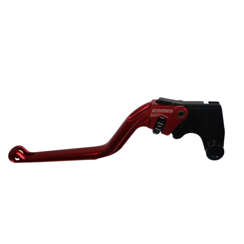 Clutch Lever ACCOSSATO EST955 fixed CNC-worked aluminium, red