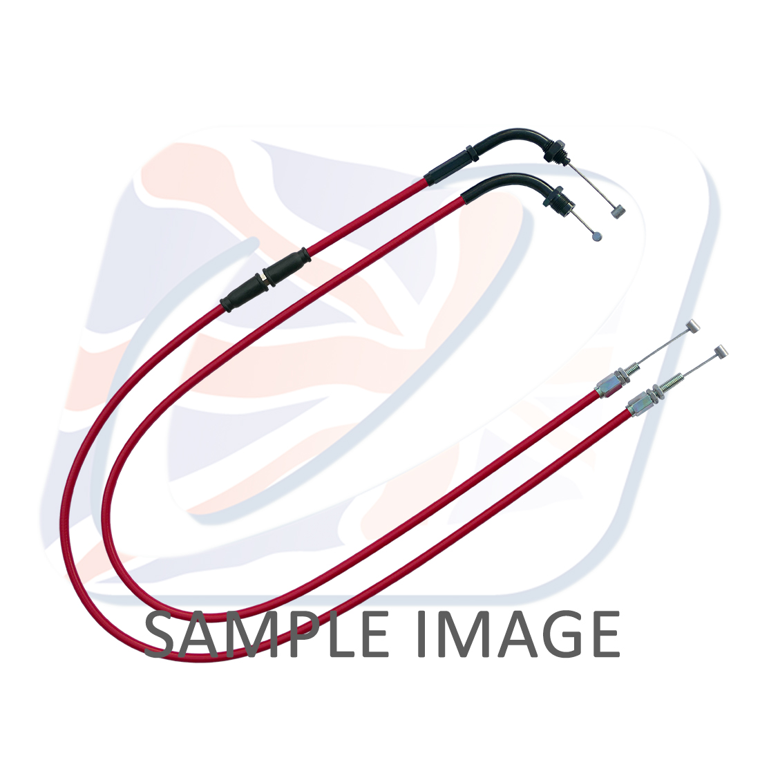 Throttle cables (pair) Venhill H02-4-071-RD featherlight crven