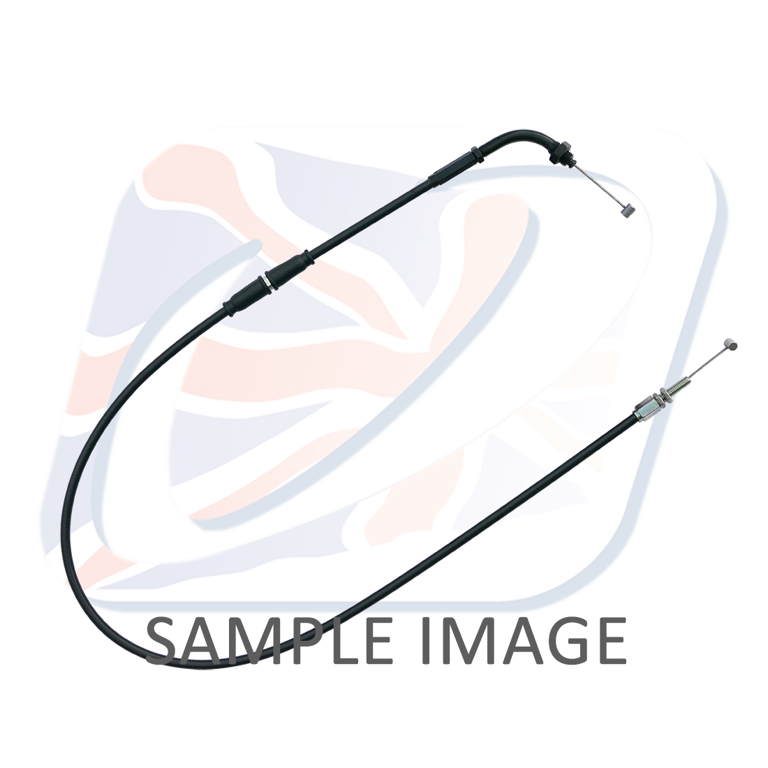 Throttle Cable Venhill H02-4-105-BK featherlight Crni