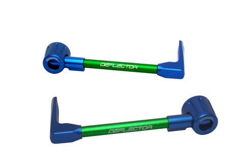 Lever guard ACCOSSATO DE003 with green hose and joint right + left , aluminium