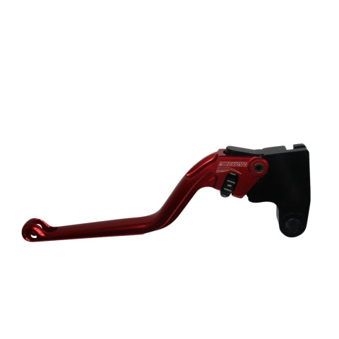 Clutch Lever ACCOSSATO EST333 fixed CNC-worked aluminium, red