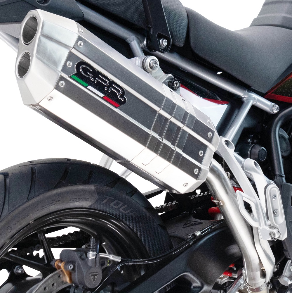 Slip-on exhaust GPR HYPER SONIC BMW.2.1.HYSOIN Brushed Stainless steel