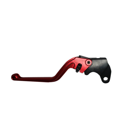 Clutch Lever ACCOSSATO ESB055 fixed CNC-worked aluminium, red