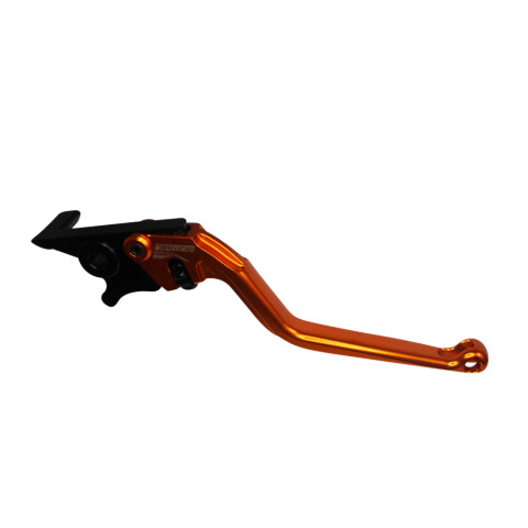 Brake lever ACCOSSATO EDF025 fixed CNC-worked aluminium, orange
