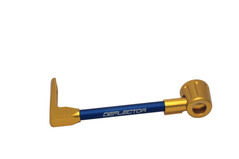 Lever guard ACCOSSATO DE002 with blue hose and joint left, aluminium