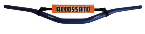 Handlebar ACCOSSATO aluminium, 28.5 mm plavi