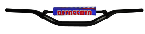 Handlebar ACCOSSATO aluminium, 28.5 mm Crni