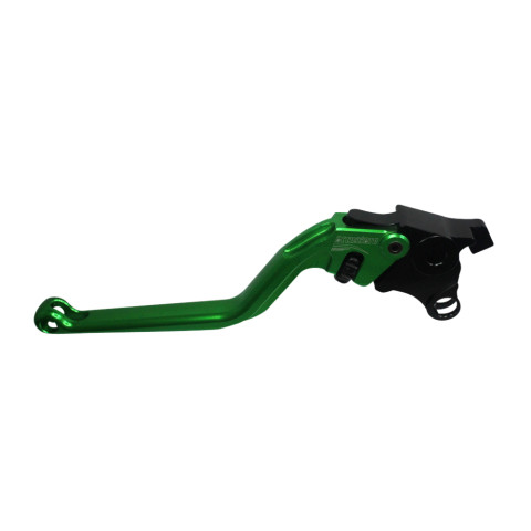 Clutch Lever ACCOSSATO ESS014 fixed CNC-worked aluminium, green