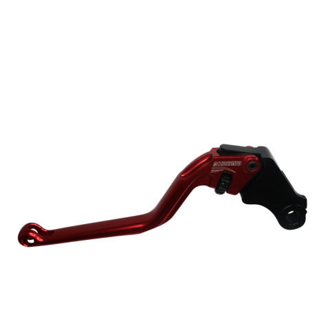 Clutch Lever ACCOSSATO ESH250 fixed CNC-worked aluminium, red
