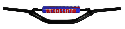 Handlebar ACCOSSATO aluminium, 28.5 mm Crni