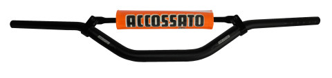 Handlebar ACCOSSATO aluminium, 28.5 mm Crni