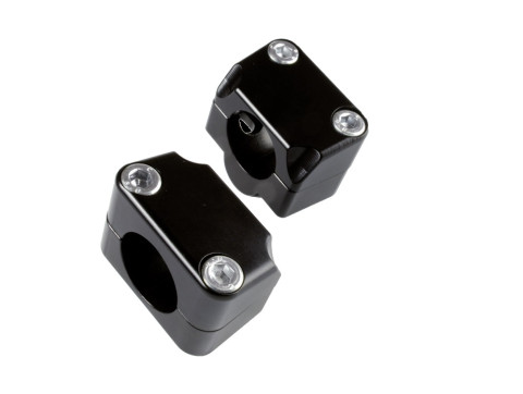 Trasformation kit ACCOSSATO 125X20 for handlebar from diameter 22mm to 28.5mm with riser +38mm