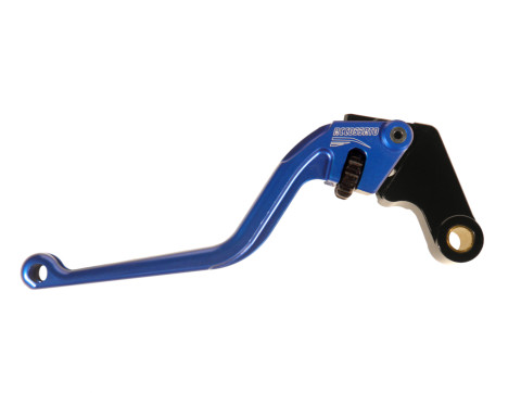 Clutch Lever ACCOSSATO ESB22 fixed CNC-worked aluminium, orange
