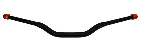 Handlebar ACCOSSATO HB183 Aluminium Made With Variable Diameter - 28.5 mm Crni