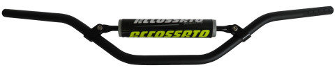 Handlebar ACCOSSATO aluminium, 22 mm Crni