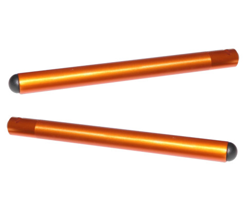Clip-ons ACCOSSATO TB001 aluminium, 280mm without caps, Orange