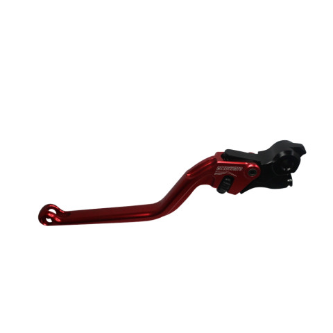 Clutch Lever ACCOSSATO ESA090 fixed CNC-worked aluminium, red