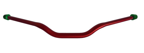 Handlebar ACCOSSATO HB183 Aluminium Made With Variable Diameter - 28.5 mm crven