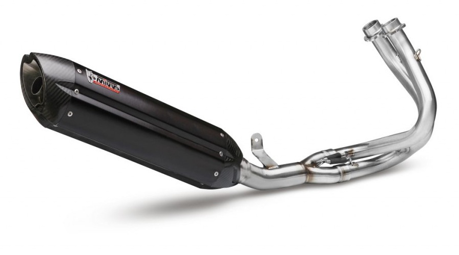 Cijeli ispušni sustav 2x1 MIVV SUONO K.029.L9 Steel Black for KAWASAKI ER-6n 650 2012-2016, KAWASAKI ER-6f 650 2012-2016