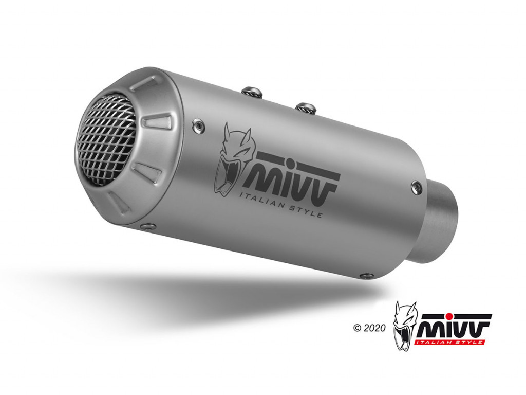 Silencer MIVV MK3 K.047.SM3X Stainless Steel for KAWASAKI Z 400 2019-2021, KAWASAKI Ninja 400 2018-2023