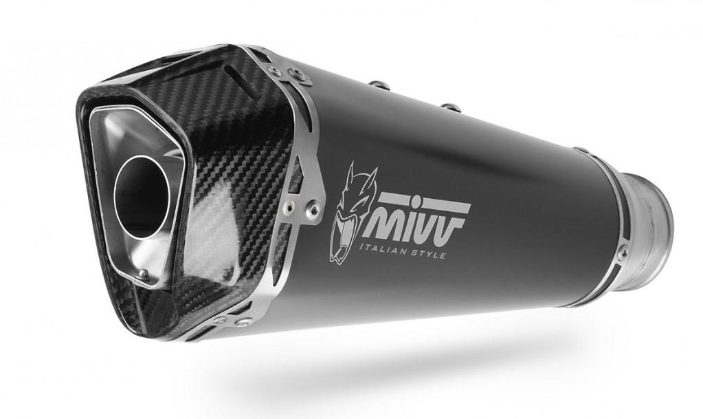 Silencer MIVV DELTA RACE K.049.LDRB Steel black for KAWASAKI Versys 1000 / S / SE 2019-2024