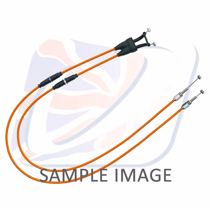 Throttle cable (pair) Venhill K01-4-055 featherlight Orange