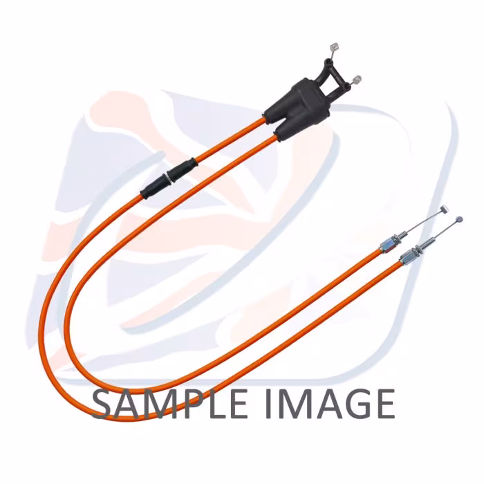 Throttle cable (pair) Venhill K01-4-057 featherlight Orange