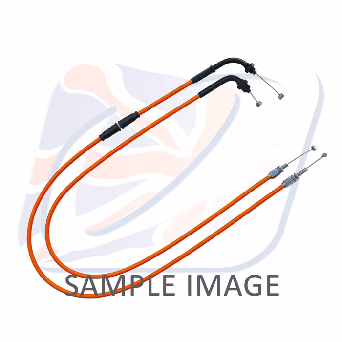Throttle cable (pair) Venhill K01-4-105 featherlight Orange