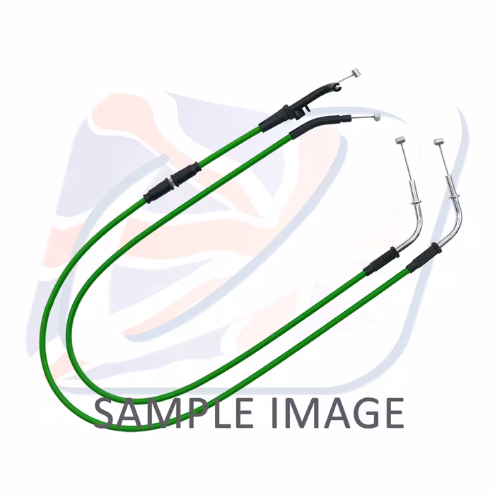 Throttle cables (pair) Venhill K02-4-127 featherlight Green