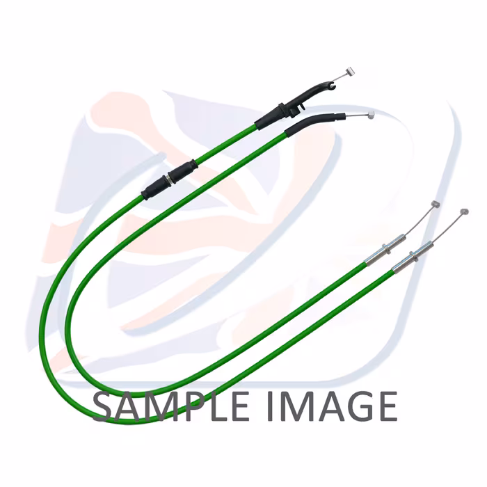 Throttle cables (pair) Venhill K02-4-128 featherlight Green