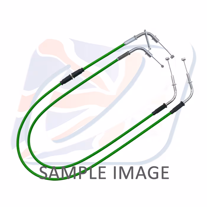 Throttle cables (pair) Venhill K02-4-132 featherlight Green