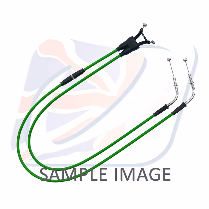 Throttle cables (pair) Venhill K02-4-135 featherlight Green