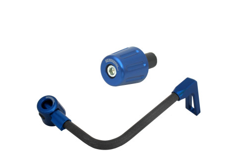 Lever guard in Carbon + left end ACCOSSATO DE009 with black hose and joint right