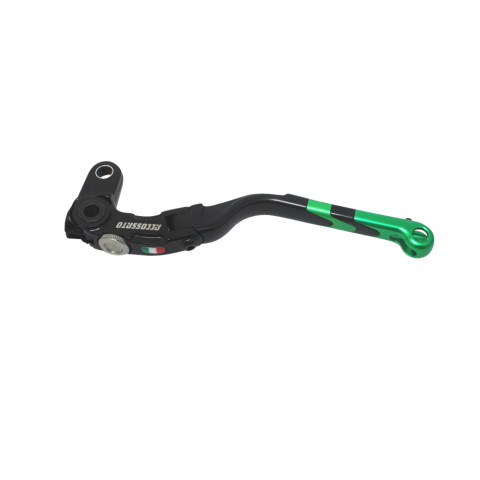 Folding lever ACCOSSATO LV025 in aluminium for ACCOSSATO full clutch green