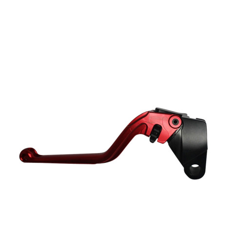Clutch Lever ACCOSSATO ESK750 fixed CNC-worked aluminium, red