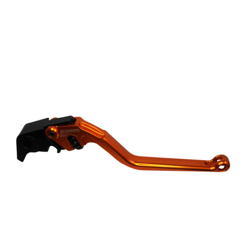 Brake lever ACCOSSATO EDM001 fixed CNC-worked aluminium, orange